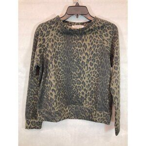 Stay effortlessly cozy in our women's classic long sleeve Small Animal Print  sw